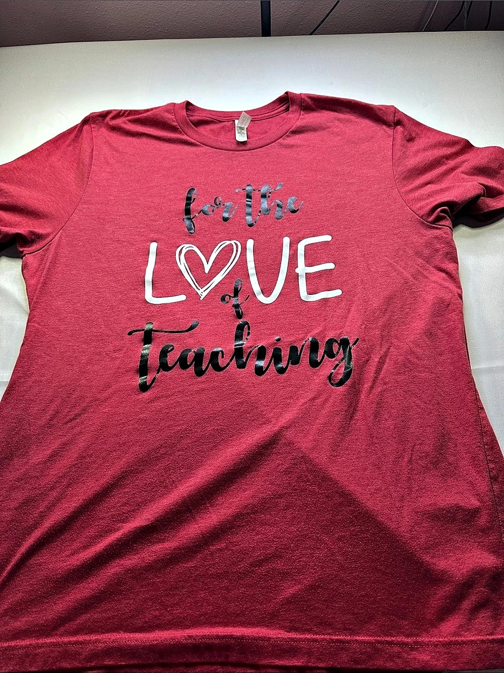 Canvas Love of Teaching Graphic Tee Size XL